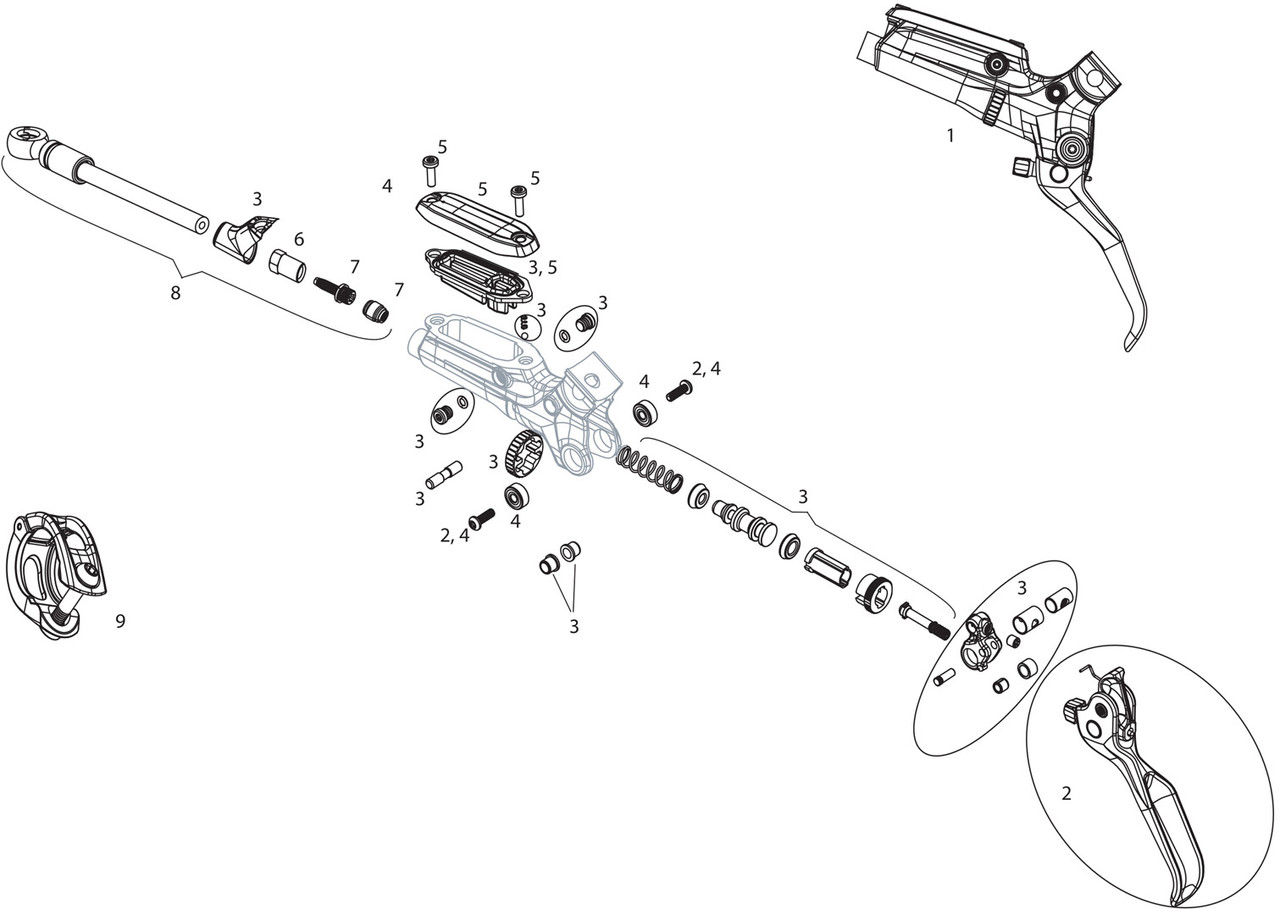 SRAM Ersatzteile Guide RSC (B1) Bremshebel (2017-2018) 1 SRAM Ersatzteile Guide RSC (B1) Bremshebel (2017-2018)