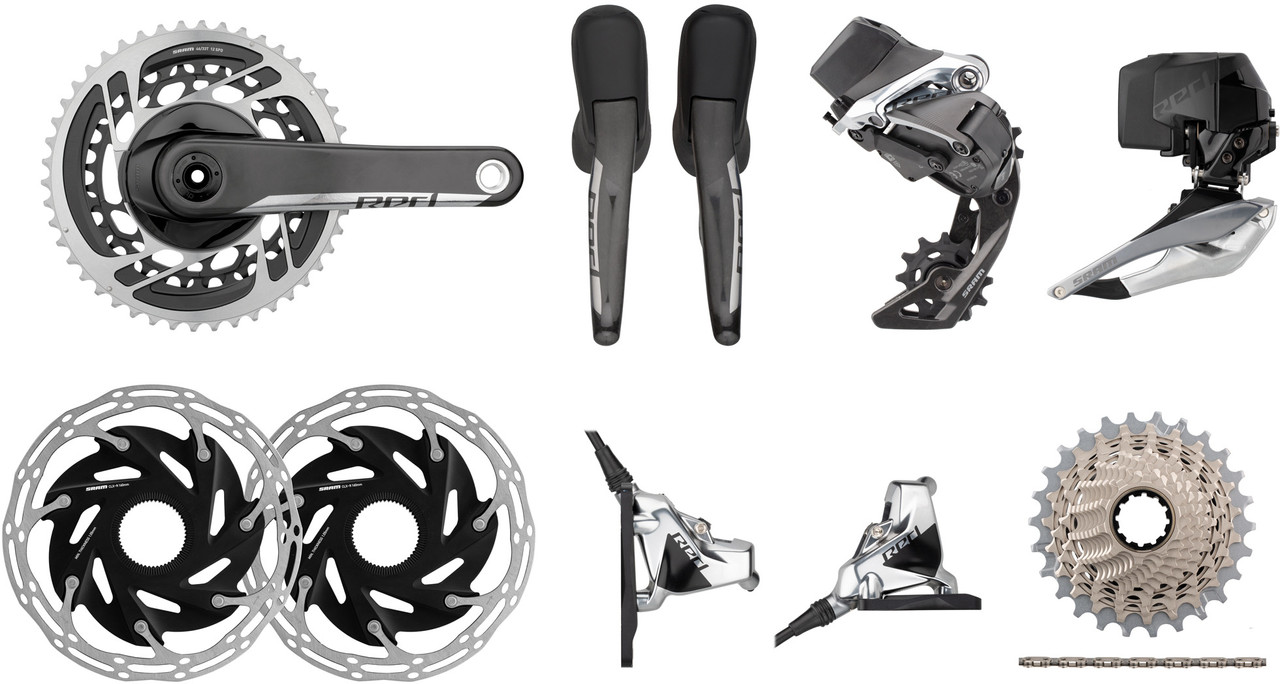 SRAM Red ETap AXS HRD FM Gruppe 2x12-fach 33-46 CL Scheibenbremse 1 SRAM Red ETap AXS HRD FM Gruppe 2x12-fach 33-46 CL Scheibenbremse