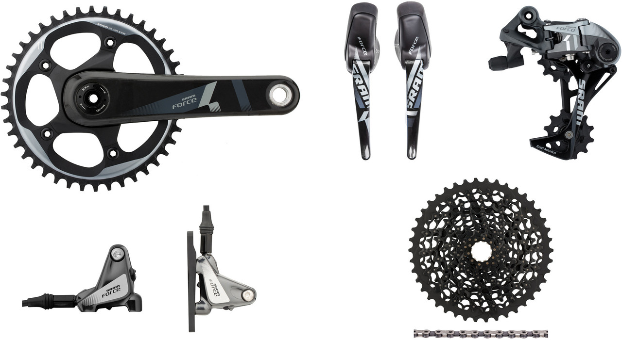 SRAM Force 1 FM Gruppe 1x11 42 GXP Hydr. Scheibenbremse 1 SRAM Force 1 FM Gruppe 1x11 42 GXP Hydr. Scheibenbremse